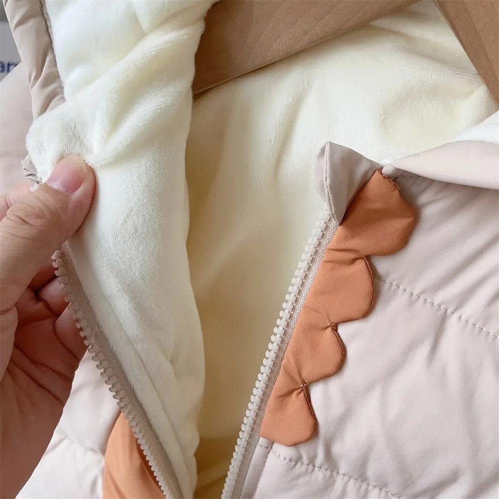 Outdoor Hooded Toddler Jacket-Diaper Reusable