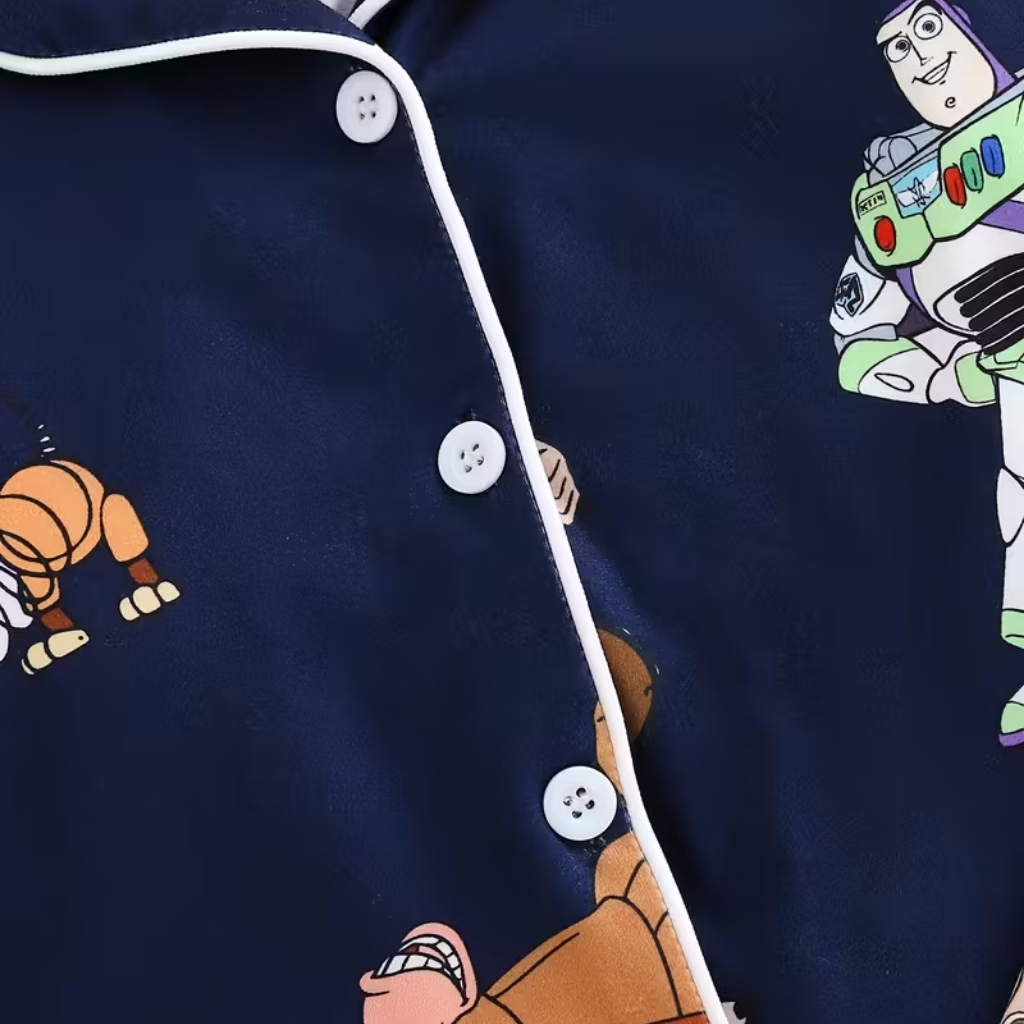 Toy Story Theme Printed Pajama Set For Boys