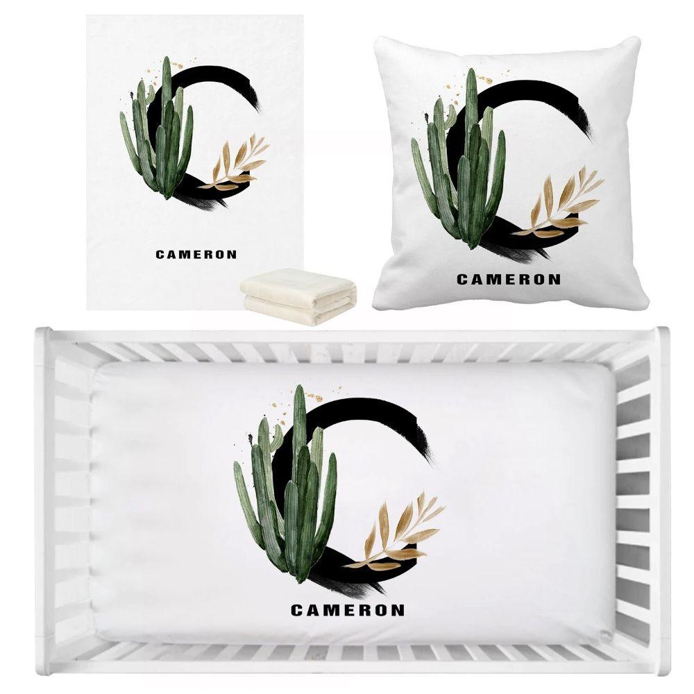 Tropical Leaf Bedding Set-Diaper Reusable