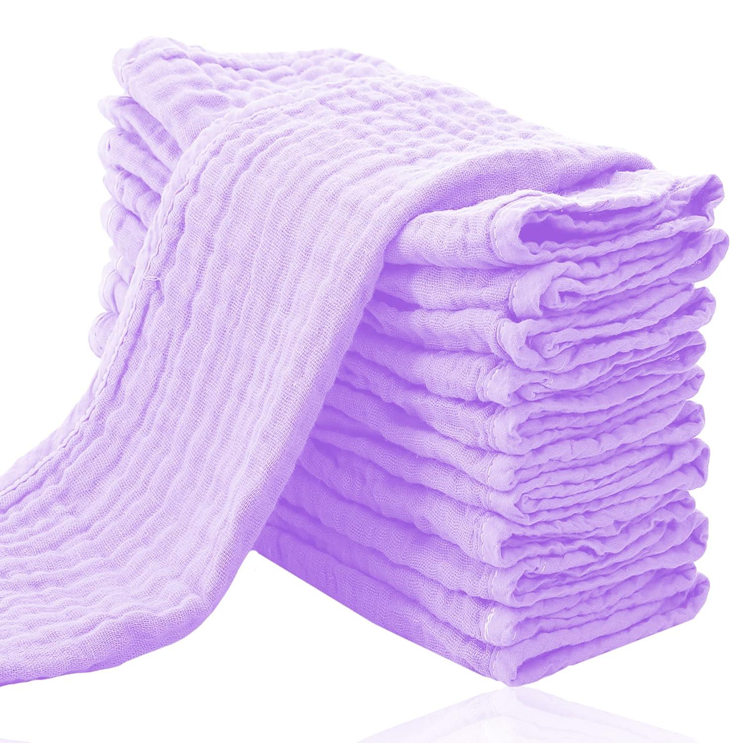Ultra Soft Muslin Washcloths-Diaper Reusable