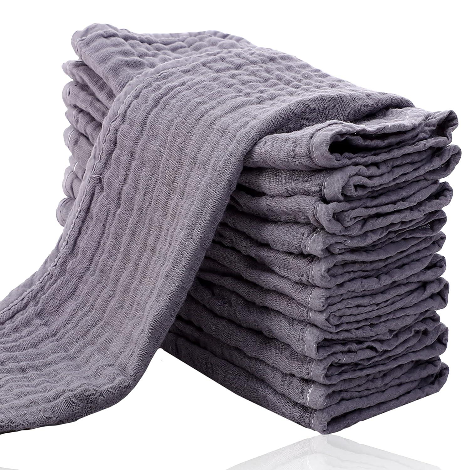 Ultra Soft Muslin Washcloths-Diaper Reusable