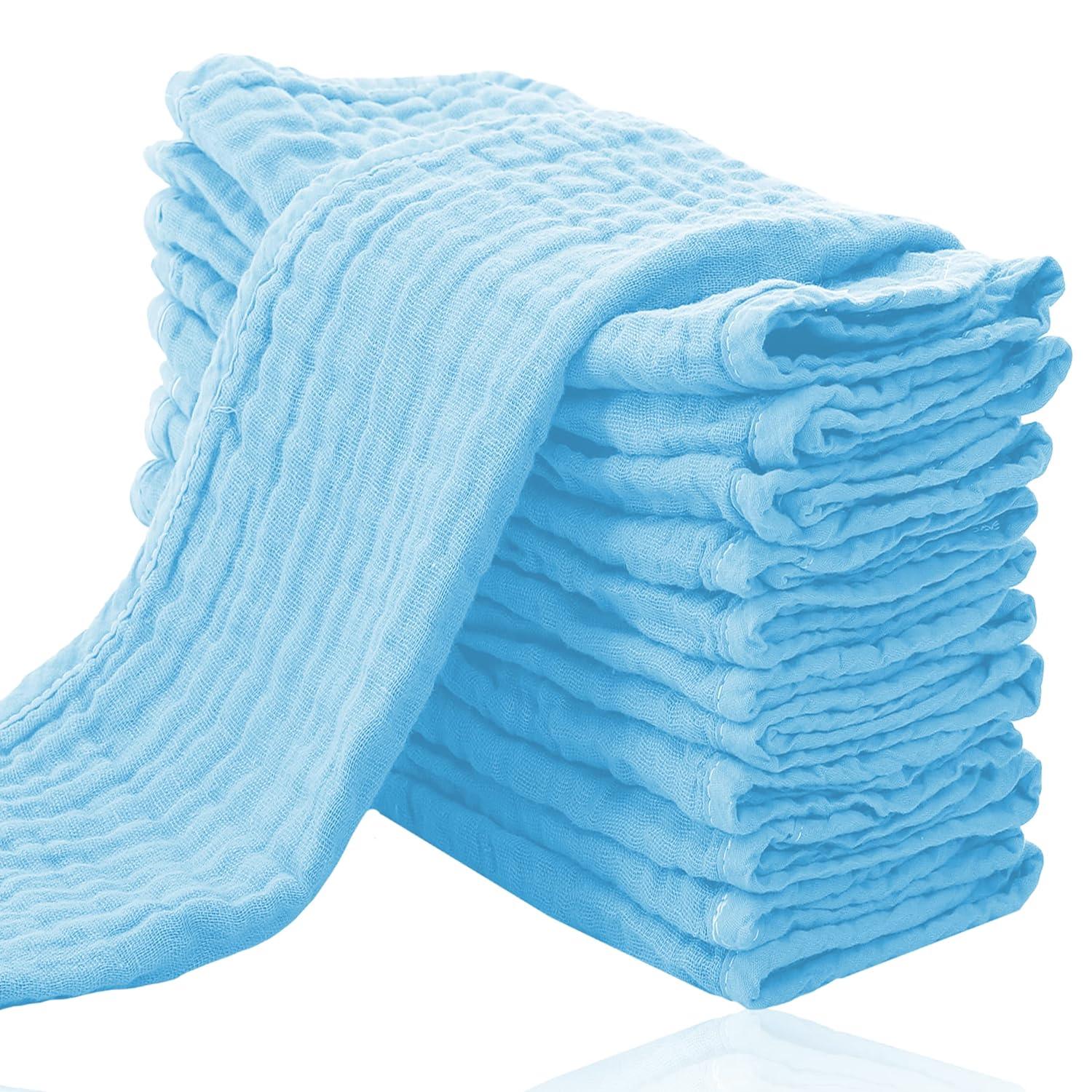 Ultra Soft Muslin Washcloths-Diaper Reusable