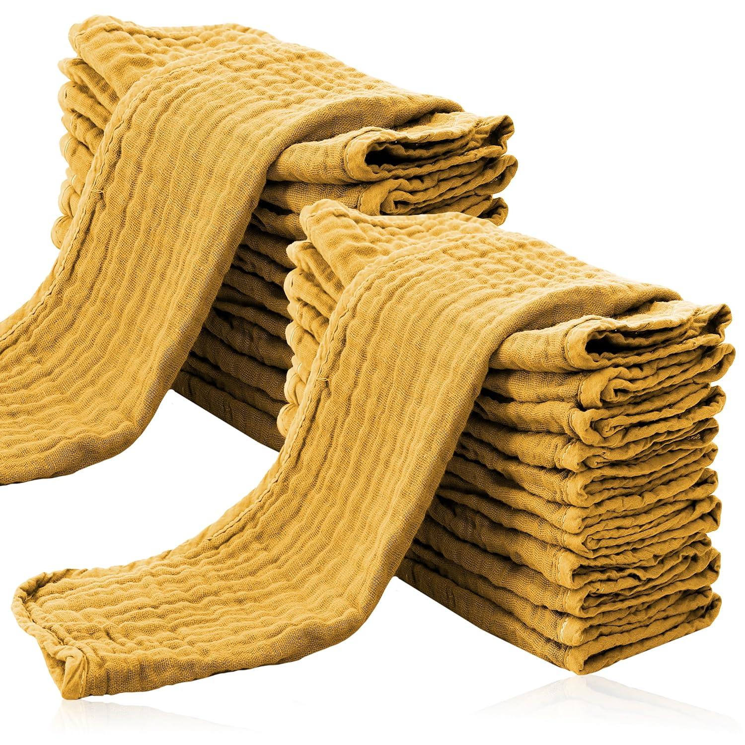 Ultra Soft Muslin Washcloths-Diaper Reusable