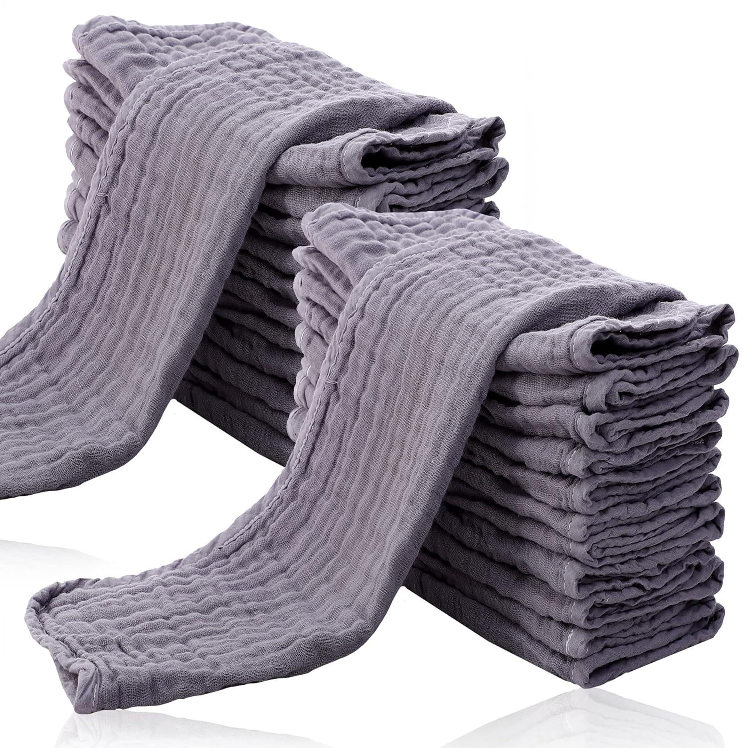 Ultra Soft Muslin Washcloths-Diaper Reusable