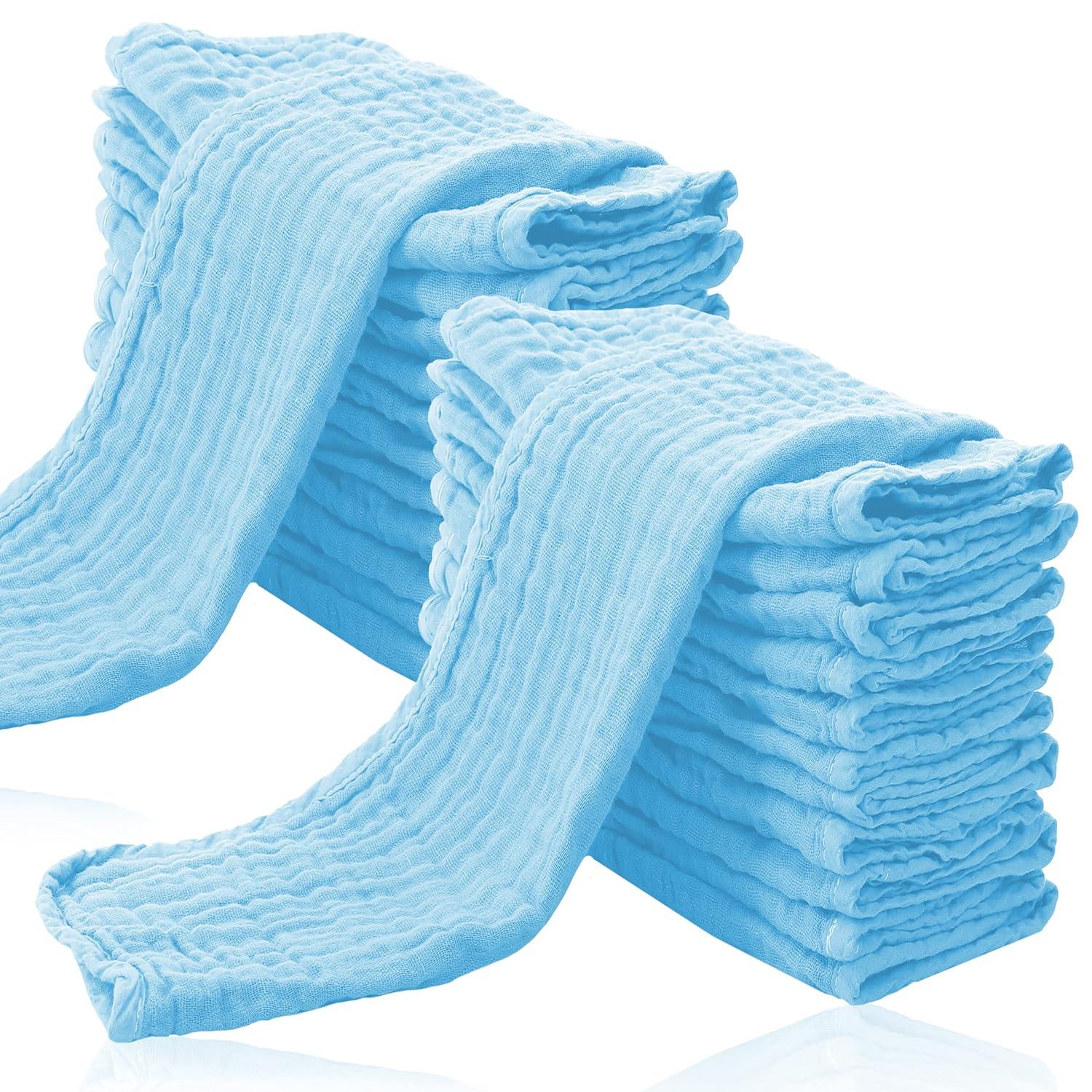 Ultra Soft Muslin Washcloths-Diaper Reusable