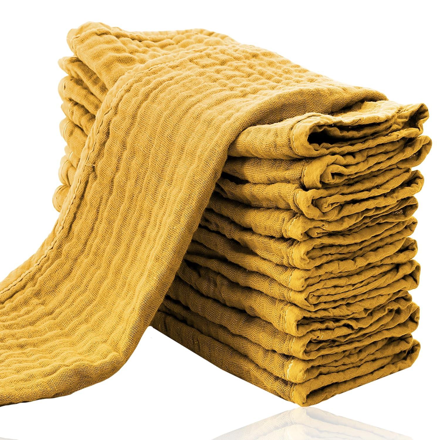 Ultra Soft Muslin Washcloths-Diaper Reusable