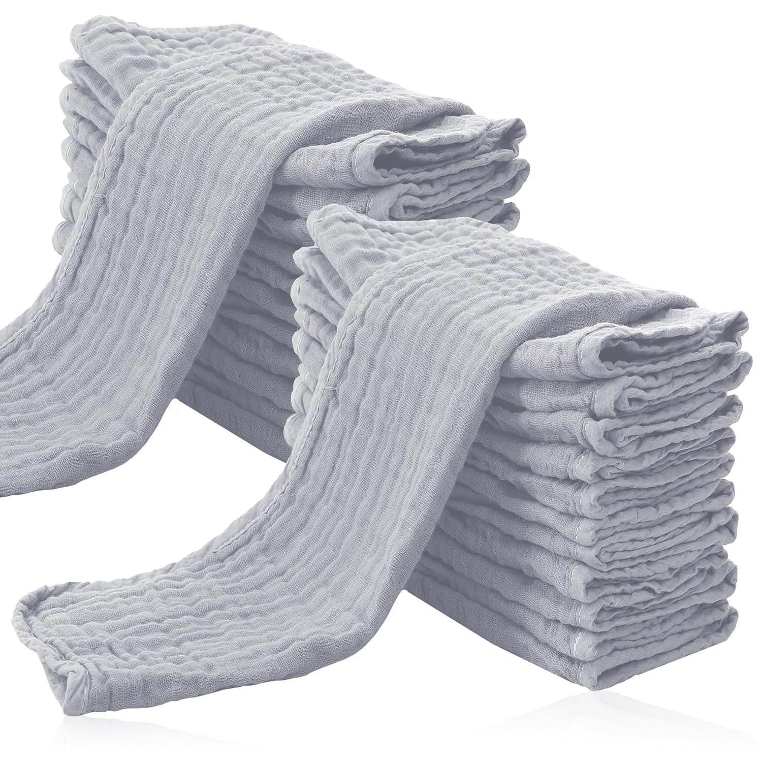 Ultra Soft Muslin Washcloths-Diaper Reusable