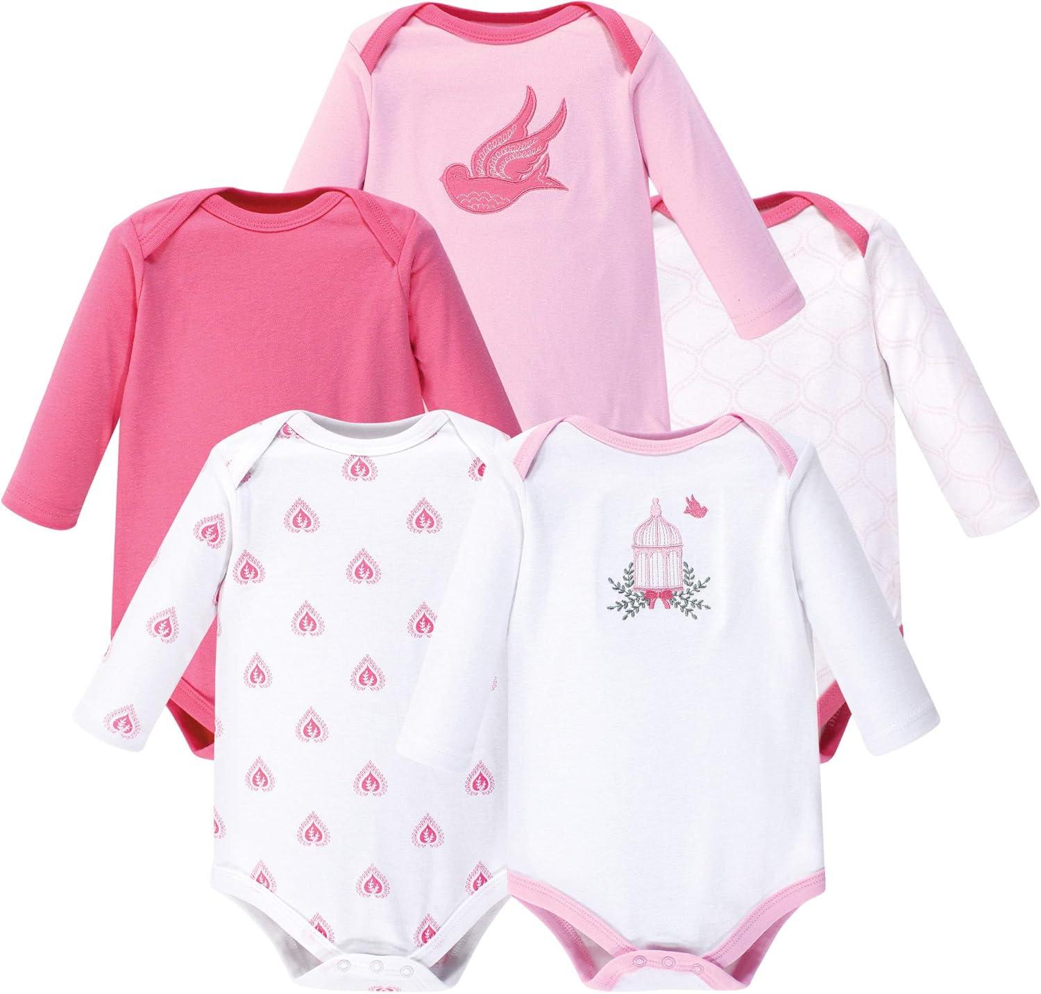 Unisex Long Sleeve Bodysuits-Diaper Reusable