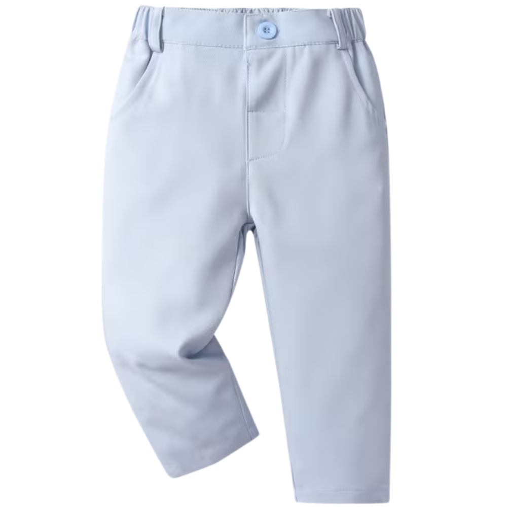 Three Piece Outfit Set With Shirt Vest Pants And Bow Tie For Party