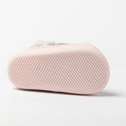 Furry Cartoon Design House Shoes For Kids