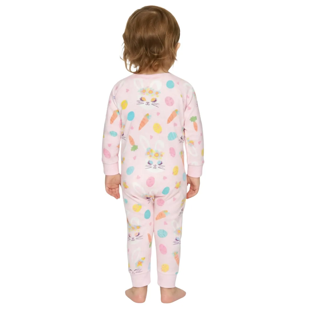 Bunny Floral Pajama Set Sweet Comfort For Every Spring Night