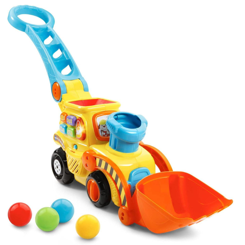 Push Pop Bulldozer Toy Build Learn And Pop into Playtime Fun