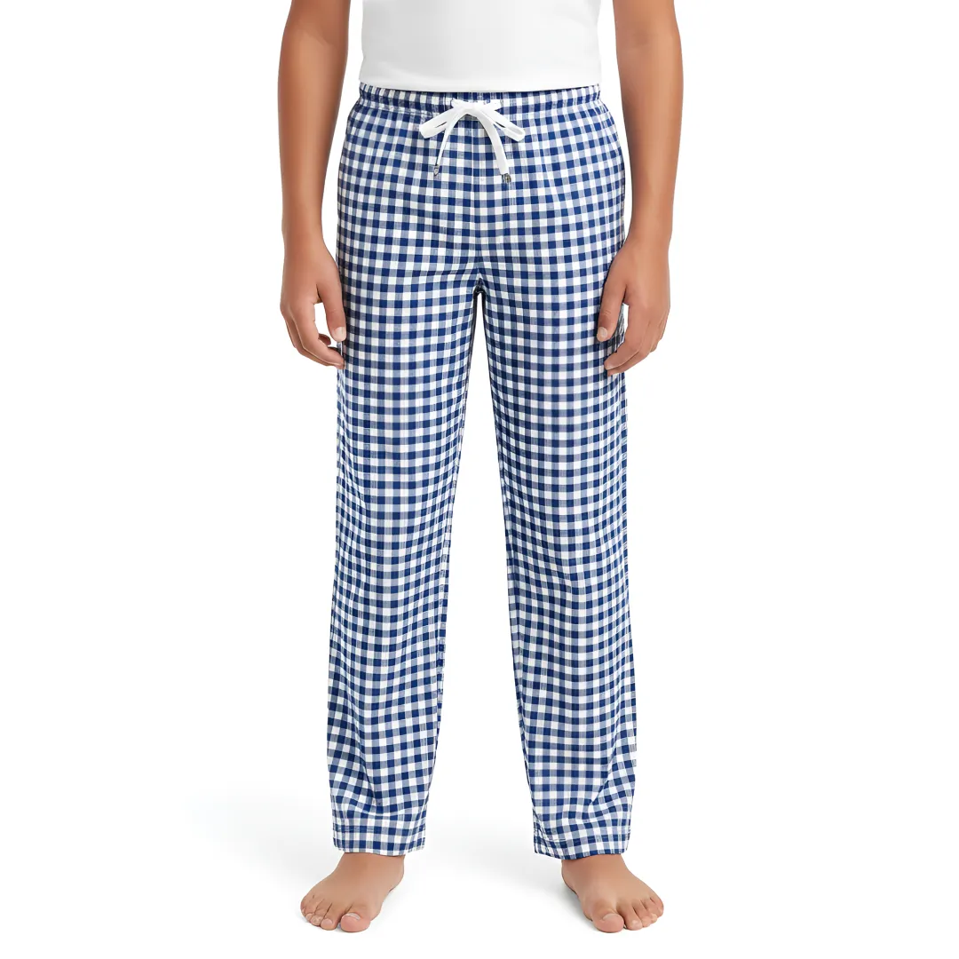 Striped Gingham Pajama Pants Classic Comfort Meets