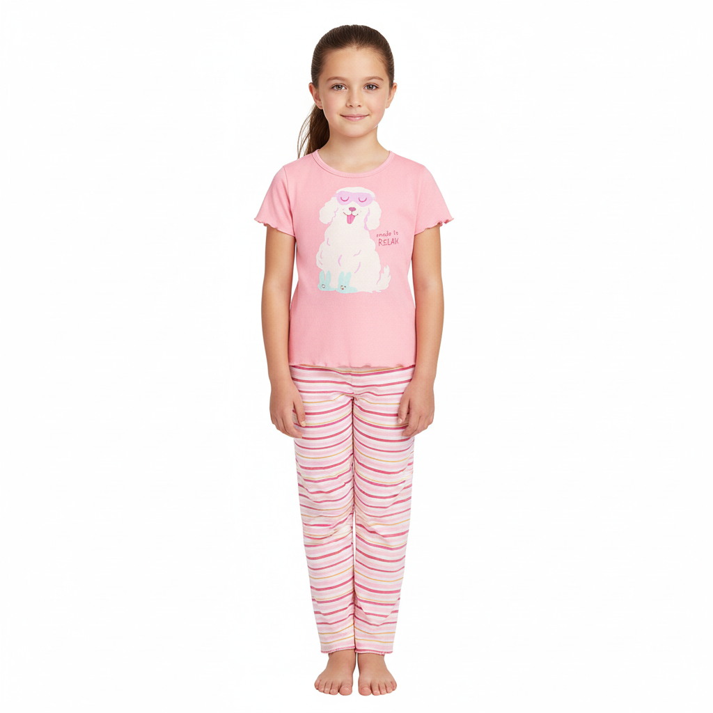 Printed Pajama Set Soft Stretchy And Stylish Sleepwear