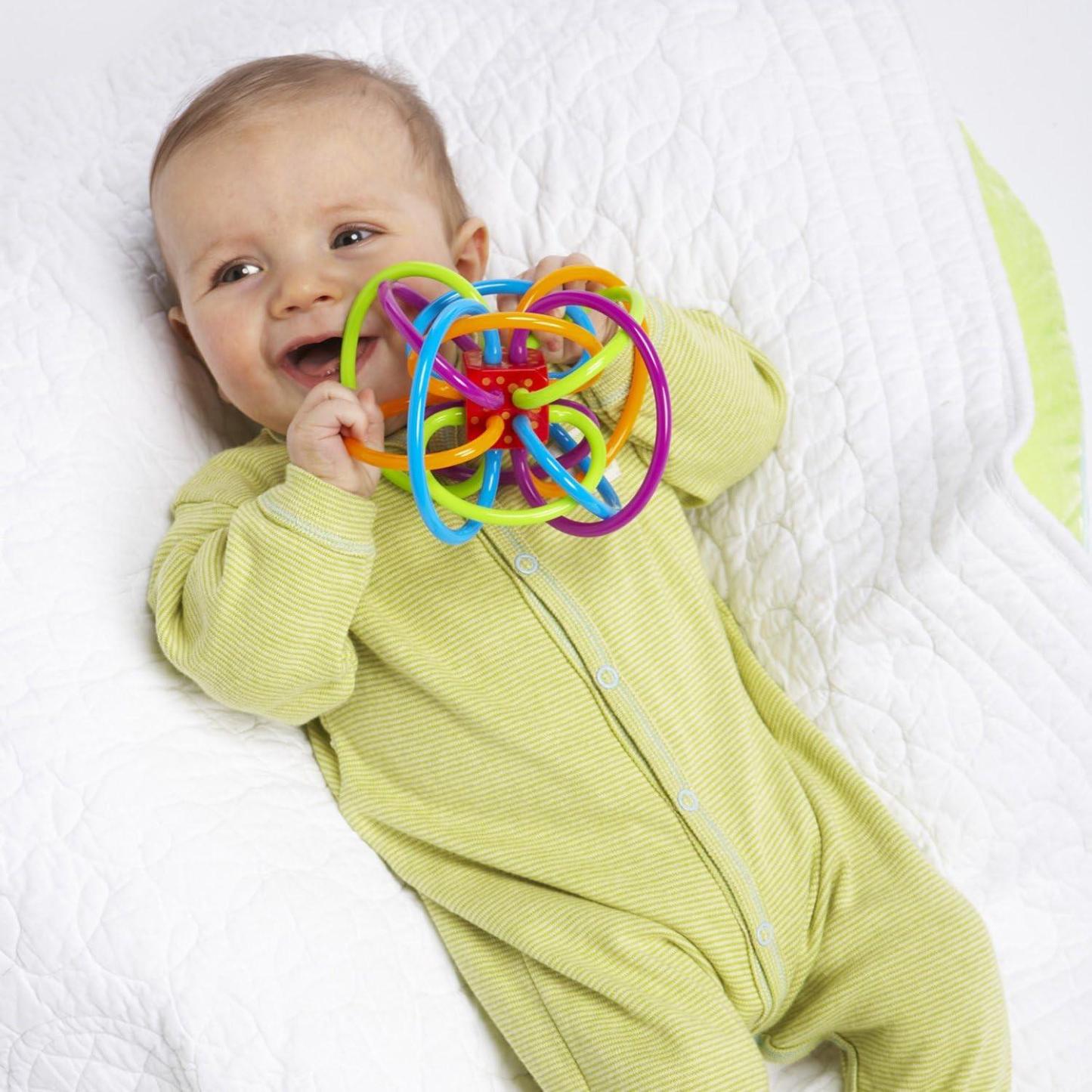 Winkel Rattle Teething Toy For Little Explorers-Diaper Reusable