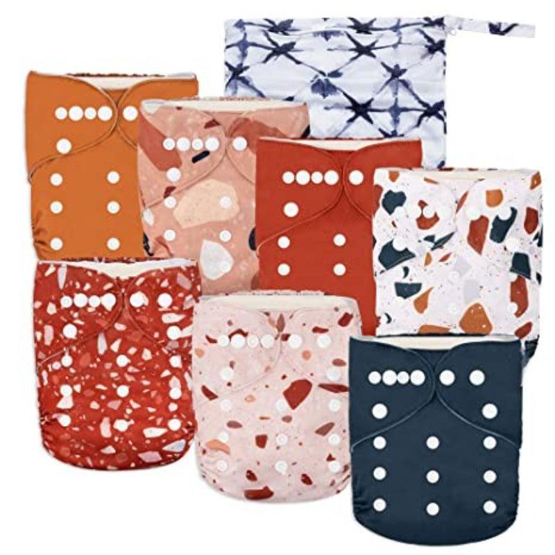 Baby Cloth Pocket Diapers-Diaper Reusable