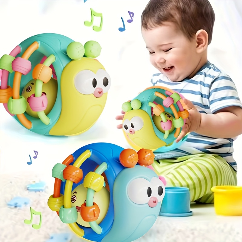 Baby Rattle Snail Elephant Puzzle Toy For Kids 