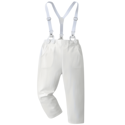 Three Piece Suit Set With Long Sleeve Shirt Vest And Trousers