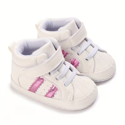 Baby Mid Top Strap Sneakers