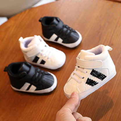 Baby Mid Top Strap Sneakers