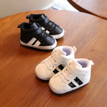 Baby Mid Top Strap Sneakers