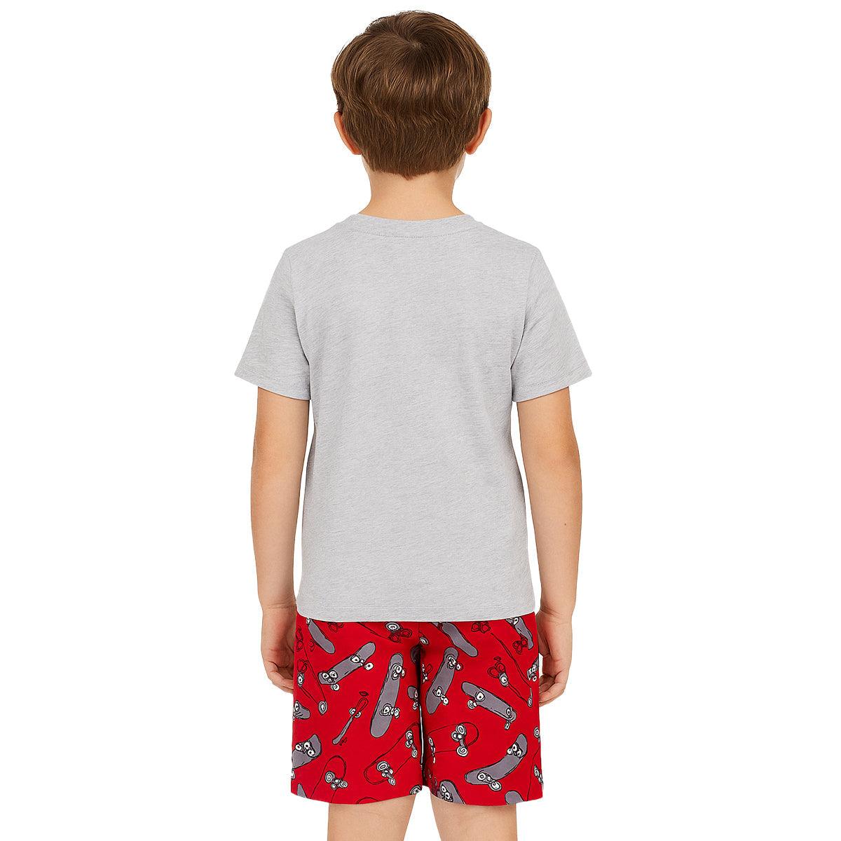 2 Piece Short Sleeve Pajama Set Comfy And Cool Sleepwear-Diaper Reusable