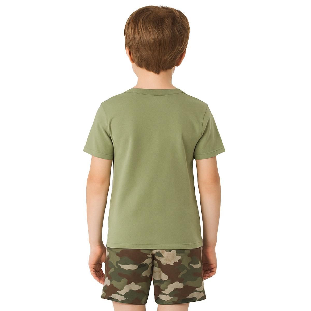 2 Piece Short Sleeve Pajama Set Comfy And Cool Sleepwear-Diaper Reusable