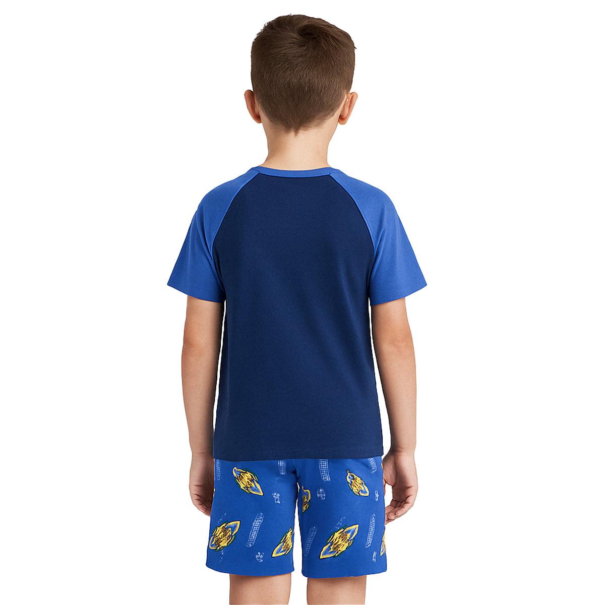 2 Piece Short Sleeve Pajama Set Comfy And Cool Sleepwear-Diaper Reusable