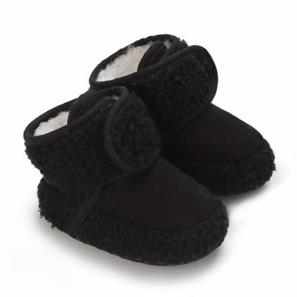 Winter Crib Shoes For Toddlers With Soft Fabric Lining