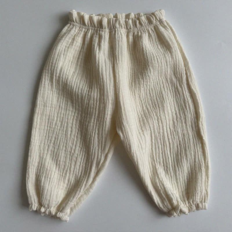 Baby Cotton Linen Pants-Diaper Reusable