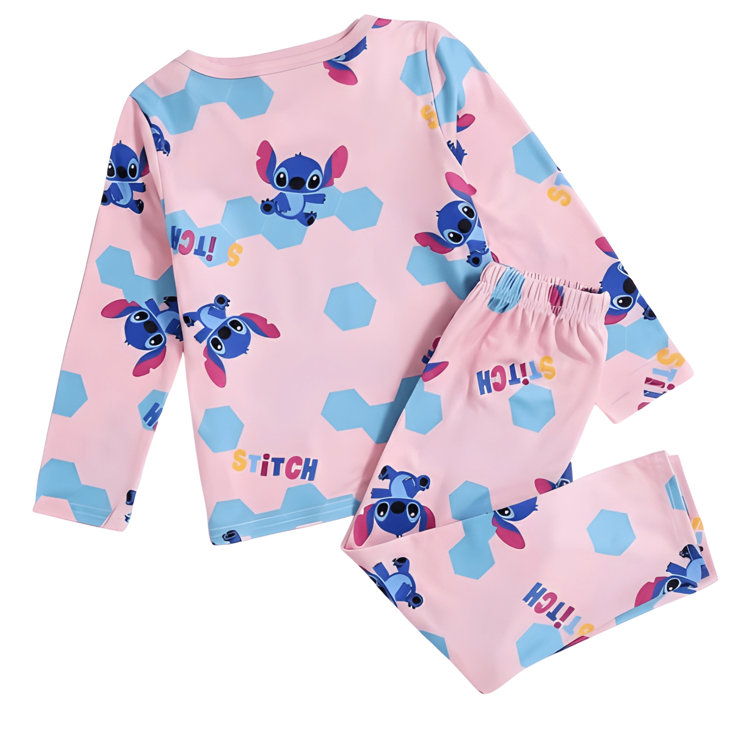 Stitch Sweet Outfit Girls' Comfortable Casual Pajama Set