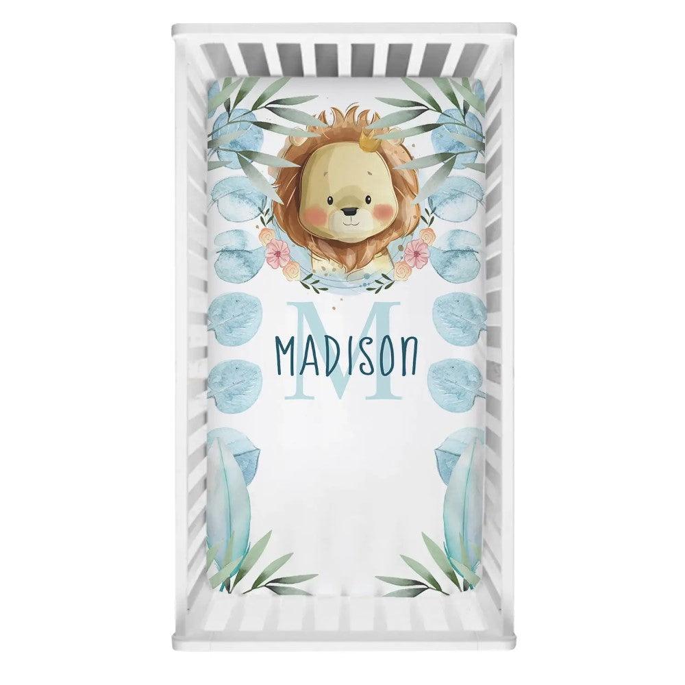 3 Pieces Lion Prince Personalized Custom Bedding Set-Diaper Reusable