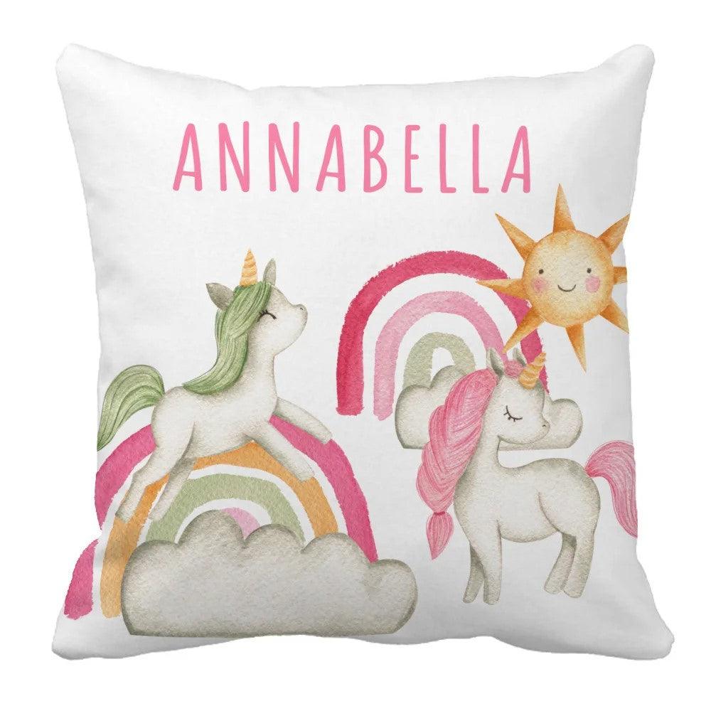 Unicorns With Name Bedding Set-Diaper Reusable