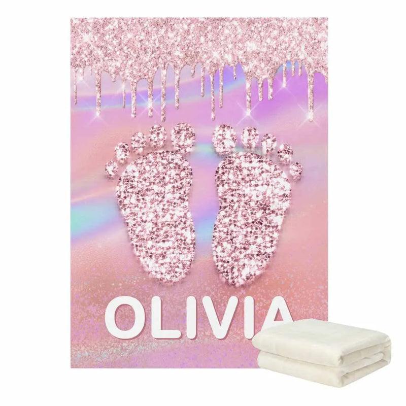 Personalized Enchanted Fleece Blanket-Diaper Reusable