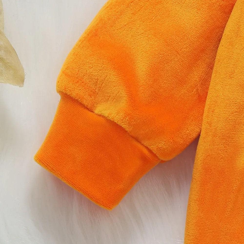 Halloween Pumpkin Costume Jumpsuit-Diaper Reusable