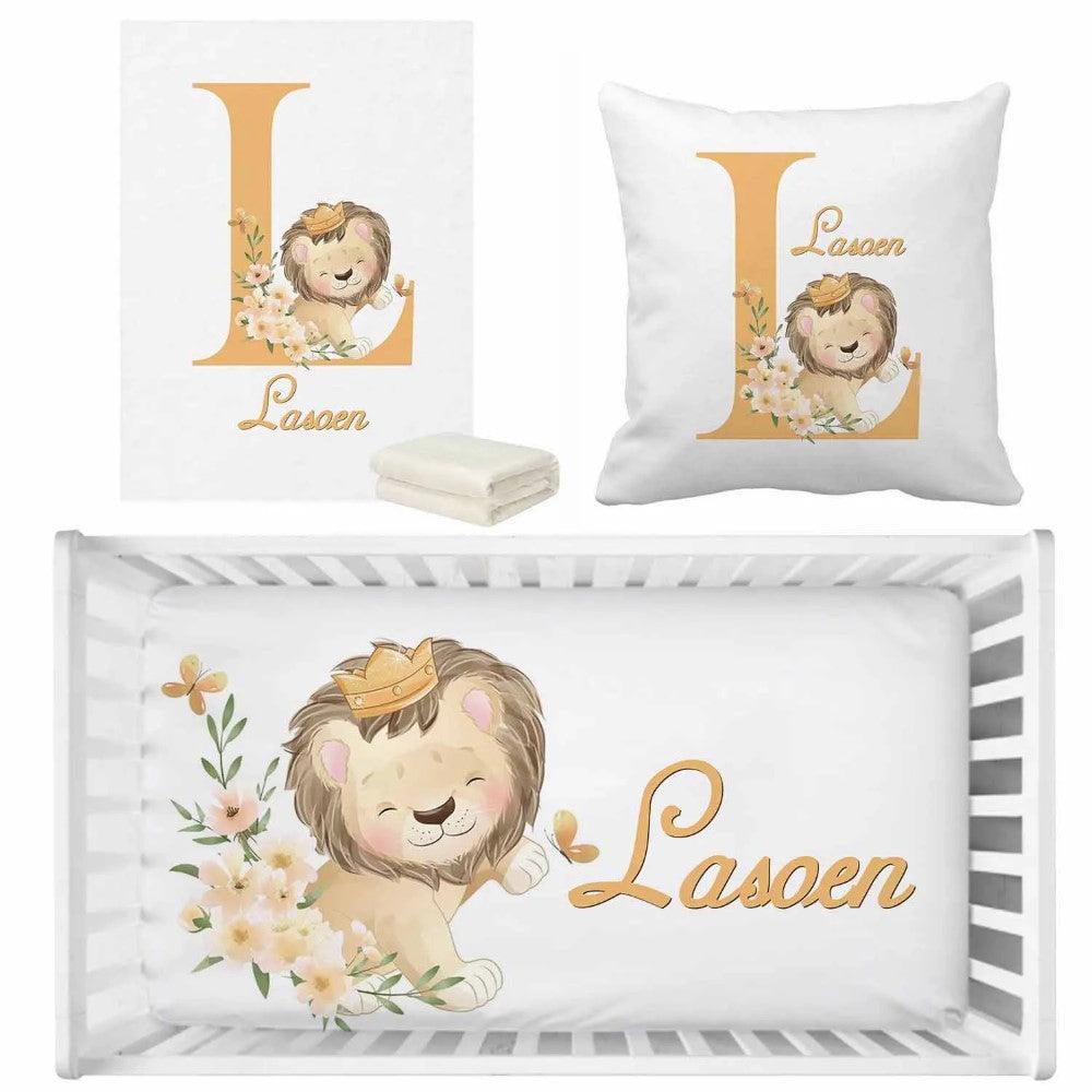 Doodle Lion Baby Bedding-Diaper Reusable