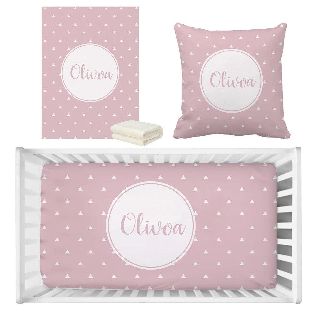 Personalized Name Bedding Set-Diaper Reusable