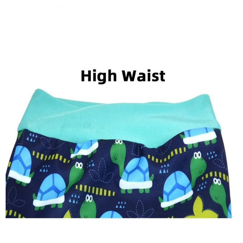 Leakproof Newborn Swimming Diaper High Waist Pants-Diaper Reusable