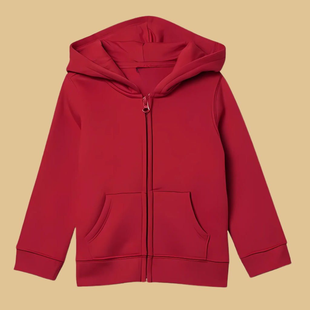 Fleece Zip Up Hoodie Sweatshirt For Girls And Toddlers