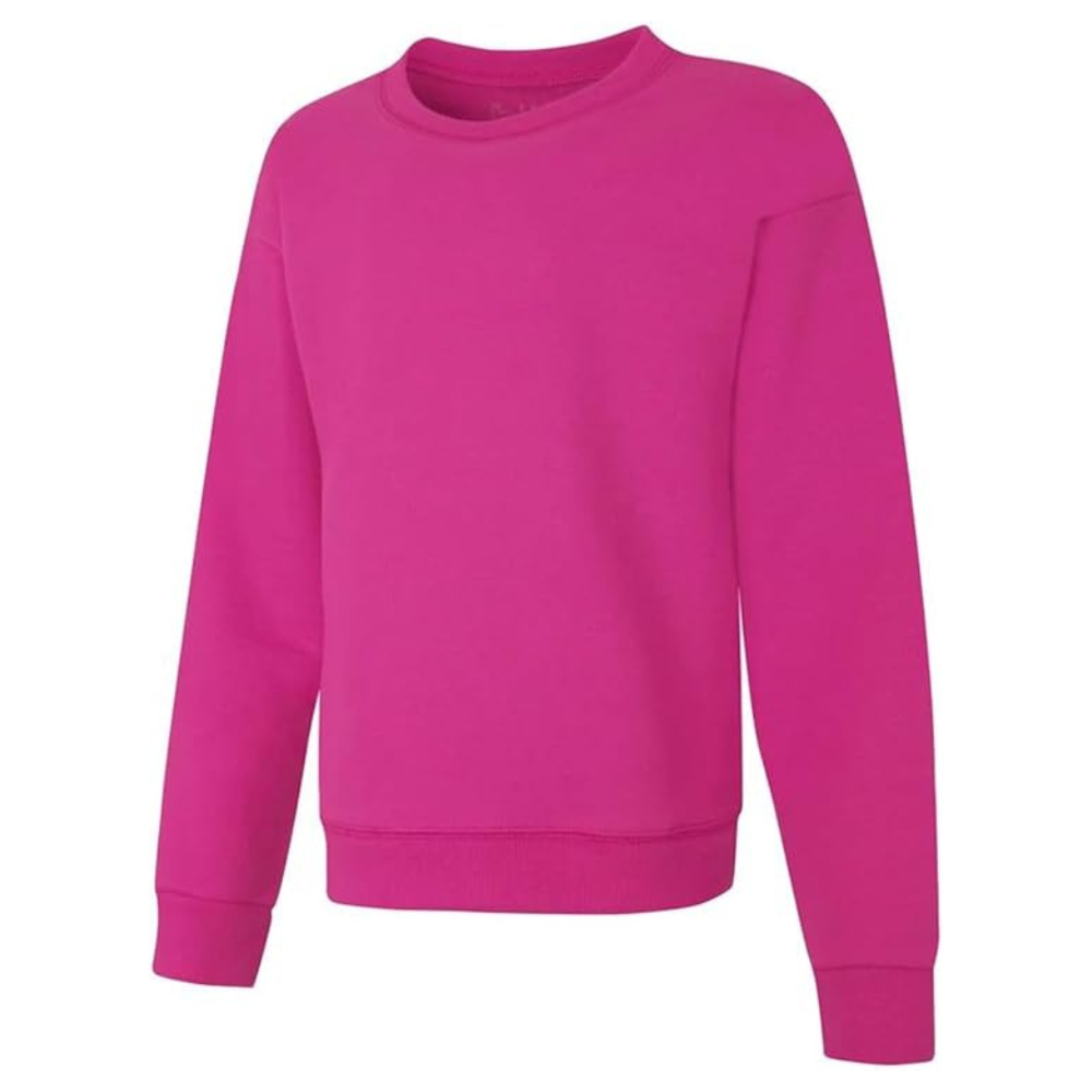 Crewneck Soft Midweight Fleece Pullover Sweatshirt for Girls