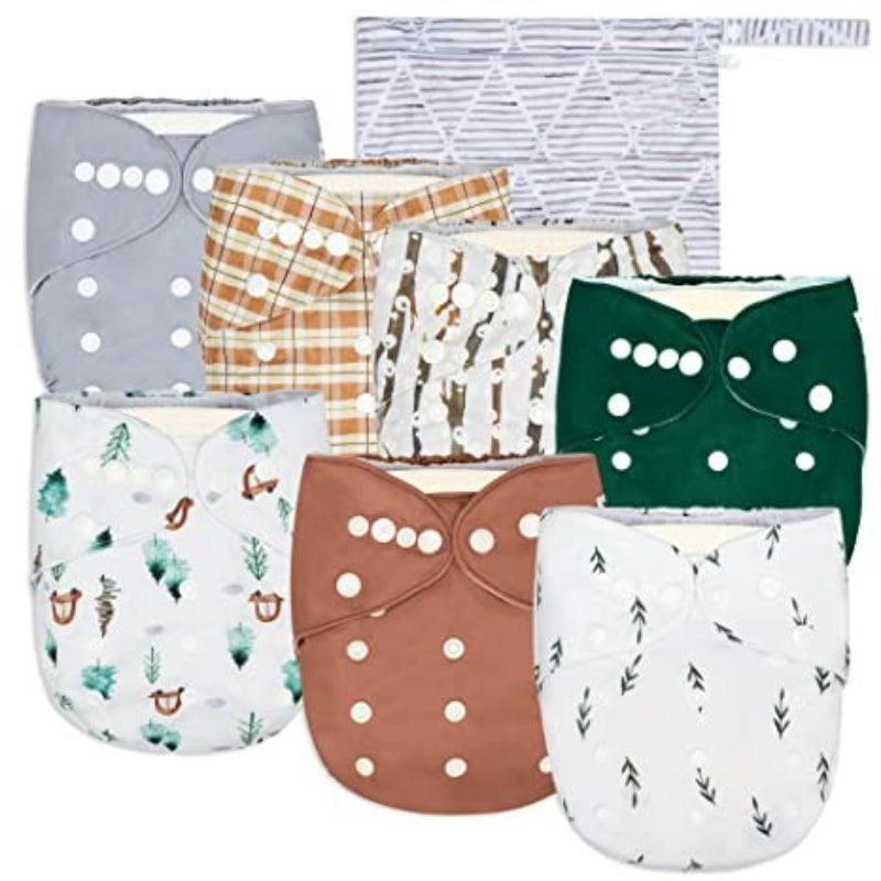 Baby Cloth Pocket Diapers-Diaper Reusable