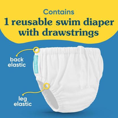 Reusable Baby Swim Diaper With Adjustable Waist And Snug Water Fit-Diaper Reusable