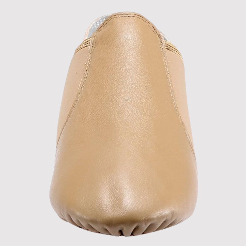 Kids Leather Slip On Jazz Dance Shoes