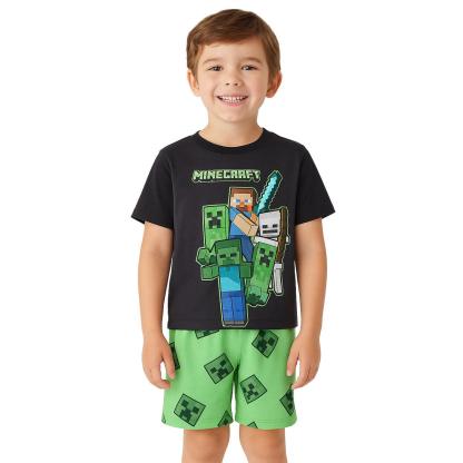 Print Pajama Set Boys Cool Comfort Meets Kid Friendly Style-Diaper Reusable
