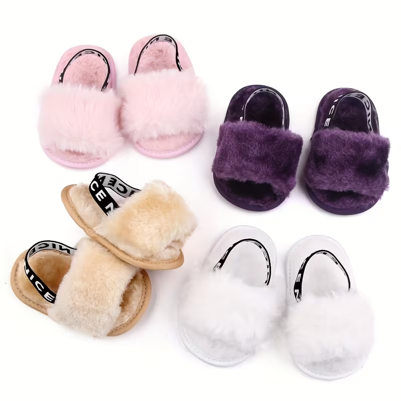 Baby Slip On Flower Shoes Indoor