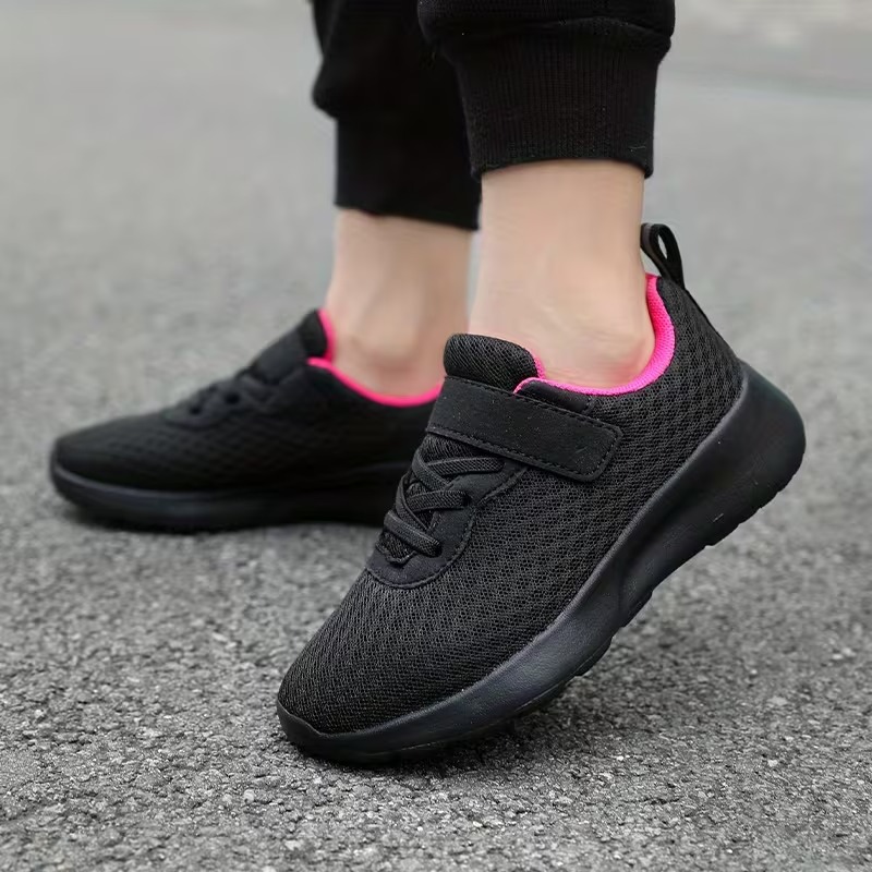 Casual Athletic Mesh Running Shoes With EVA Sole For Girls