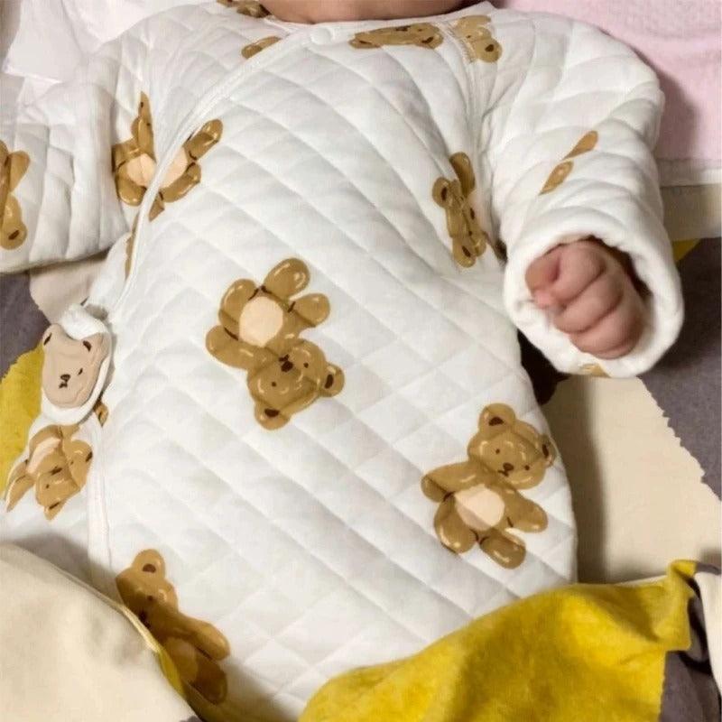 Three Layered Baby Crawling Suit-Diaper Reusable