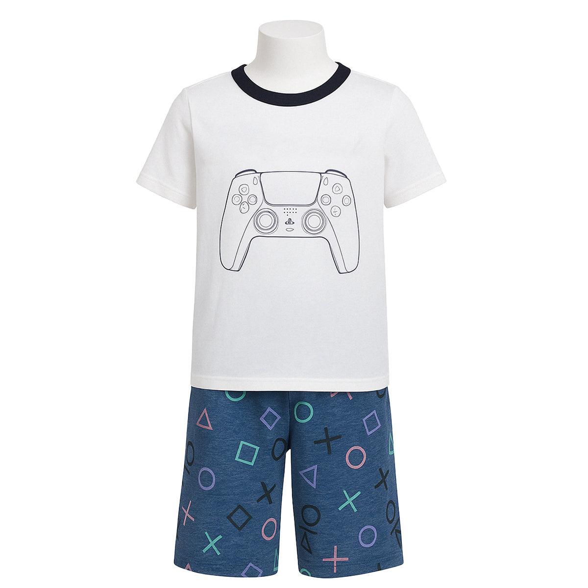Print Pajama Set Boys Cool Comfort Meets Kid Friendly Style-Diaper Reusable