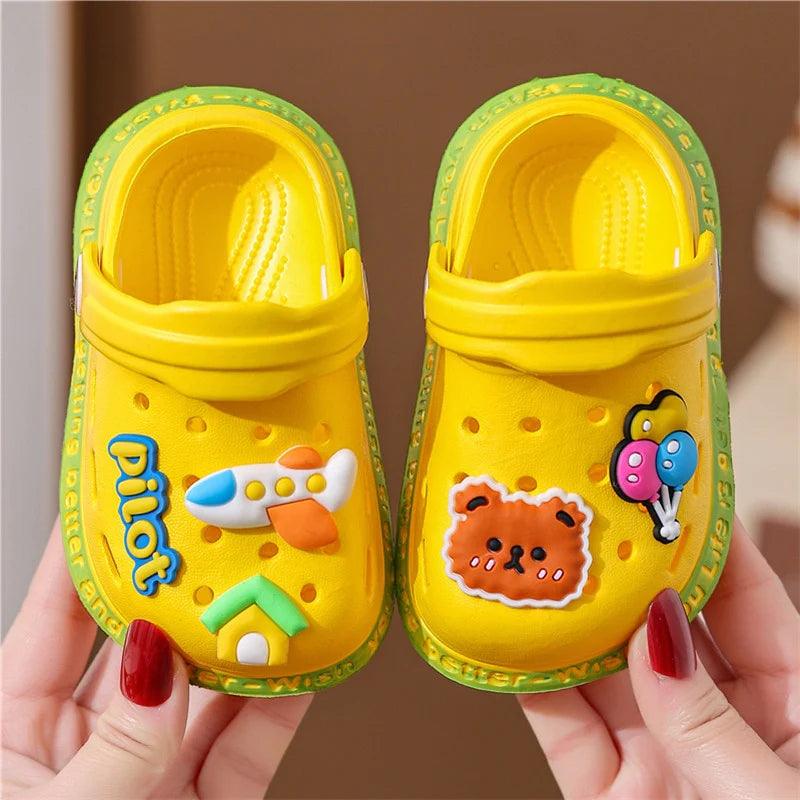Kids Animal Design Sandals Fun Safe And Comfortable-Diaper Reusable