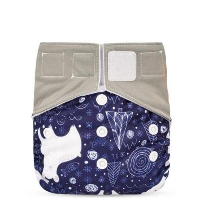 Microfiber Bamboo Cloth Diaper-Diaper Reusable